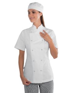 Giacca cuoco Lady Chef m/m bottoni a pressione
