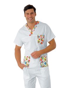 Casacca collo a v unisex Smile