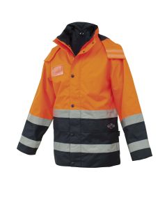 Giaccone parka alta visibilità bicolore