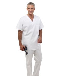 Casacca Summer bianca collo a v