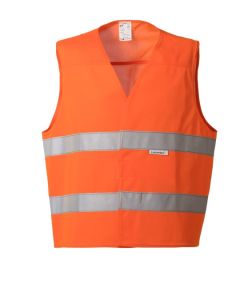 Gilet alta visibilità poliestere/cotone