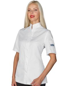 Giacca cuoco donna Boston antimacchia mezza manica