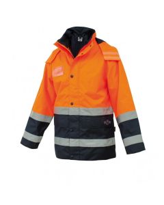 Giaccone parka alta visibilità bicolore gore-tex