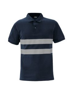 Polo Borris con strisce rifrangenti