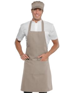 Grembiule con pettorina tinta unita