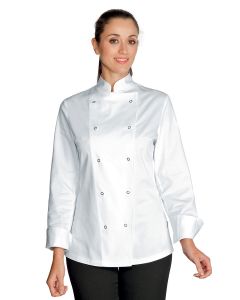 Giacca cuoco Lady Chef bottoni a pressione